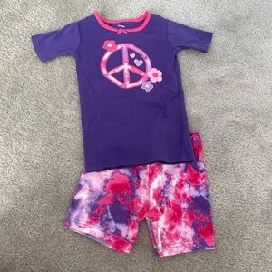 Gymboree peace sign pajamas